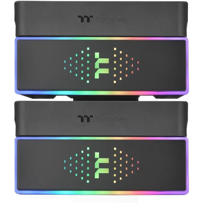 Thermaltake ASTRIA 600 ARGB - Потужний кулер CPU з двома баштами, 2x120mm PWM вентилятори, 6 теплових трубок Direct Contact, 265W TDP, тихий (26,8 dBA), 5V ARGB Sync, підтримка Intel LGA1851/1700, AMD AM5/AM4