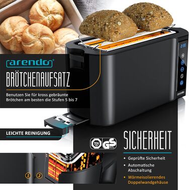 Електричний чайник Arendo з регулюванням температури, 1.5 л, нержавіюча сталь, подвійні стінки, BPA Free, функція підтримки тепла, Cool Touch, чорний матовий (Set 2)