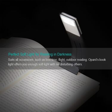 LED лампа для читання Opard: регульована, портативна, для Kindle, майстрів, студентів