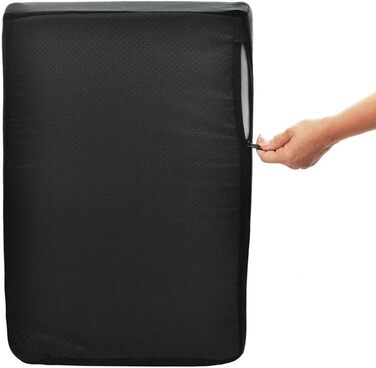 Сходинка для собак та котів, 40 см, 4 сходинки, велюр, чорний колір | Сходи для тварин на ліжко та в авто