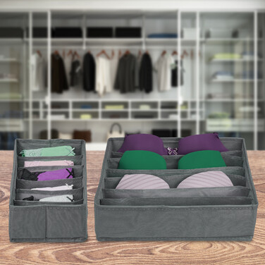 Relaxdays 4-Piece Underwear Organizer Set