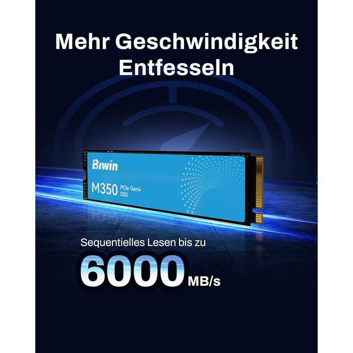 SSD BIWIN NV7200 M.2 2TB NVMe 2.0 PCIe Gen4x4 - до 7200 МБ/с, HMB, для ПК, ноутбука, PS5