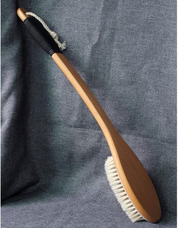 Body brushes for women, horsehair, bath brushes with long handle, wooden shower brushes, back scrubbers for men
