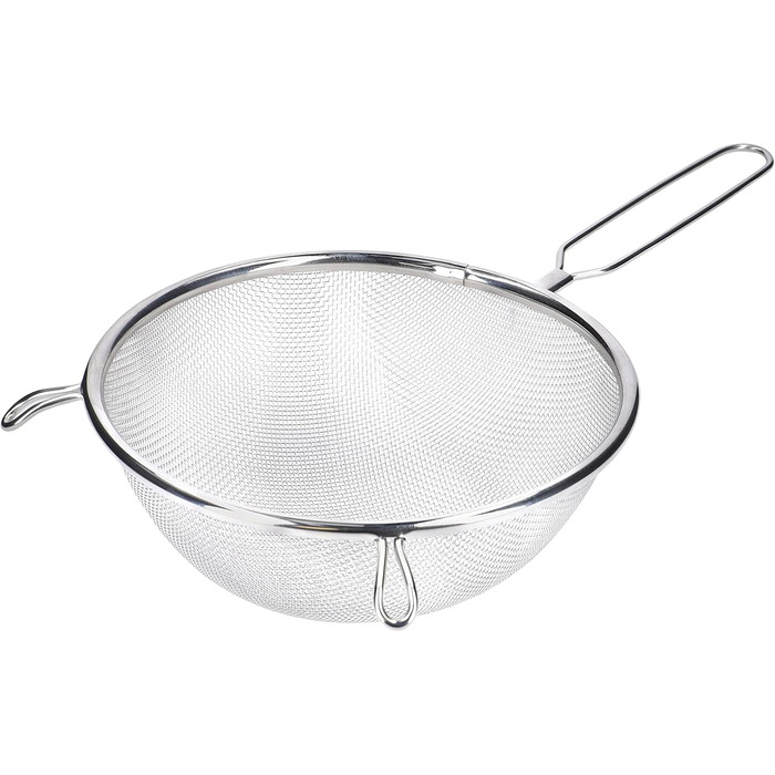 Метальне сито кухонне KitchenCraft з дрібною сіткою, 18 см, нержавіюча сталь
