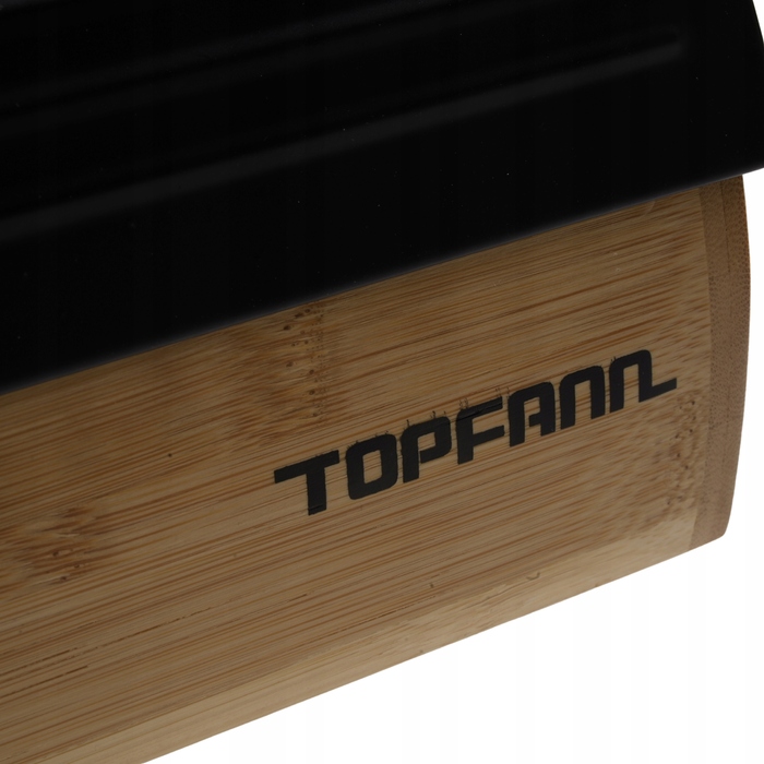 Хлібниця Topfann цільна, чорний бамбук