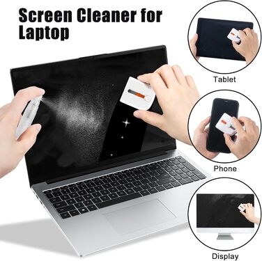 Набір для чищення клавіатури та гаджетів: щітки, інструменти для чищення, підставка для телефону та планшета