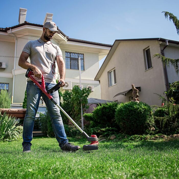 WONET Cordless String Trimmer incl. 2 Batteries and Charger with Automatic Line Feed and Telescopic & Swivel Handle – Making Gardening Easy
