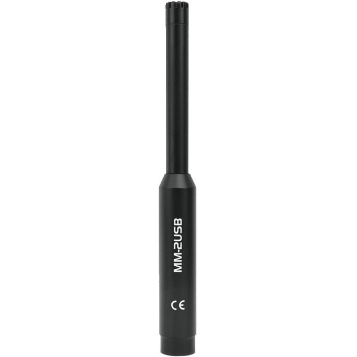 Omnitronic MIC MM-2USB Конденсаторний вимірювальний мікрофон USB | Точний USB мікрофон для вимірювань з лінійною частотною характеристикою