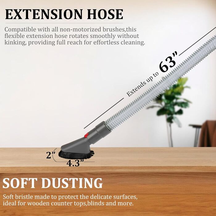 Тримач щітки, органайзер кріплення для пилососів Dyson V10, V8, V7, V11 (без адаптера, пряме підключення). Підходить для Dyson V7 Tierauslöser, V10 Tiermotorhead.