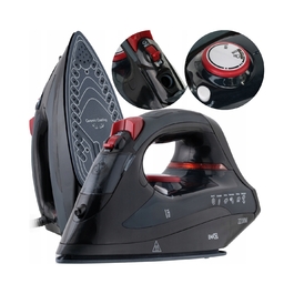 Парова праска Emavo з керамічною підошвою, 2200 Вт, Anti-Drip, Anti-Calc, 280 мл