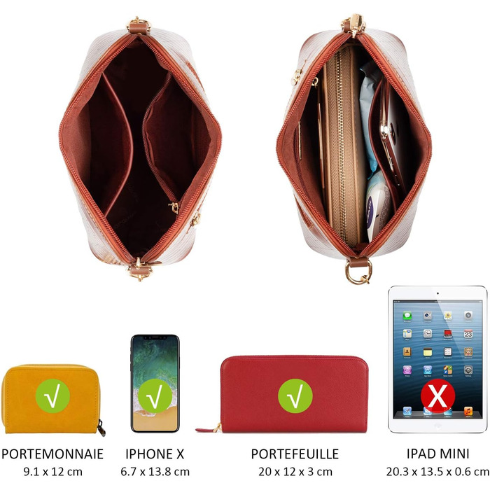 Сумка жіноча David Jones крокодилова шкіра коричнева через плече, клатч вечірній, повсякденна елегантна