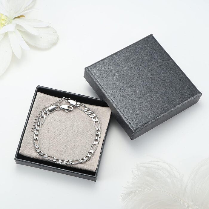 Браслет чоловічий Cassieca з нержавіючої сталі, ланцюжок 