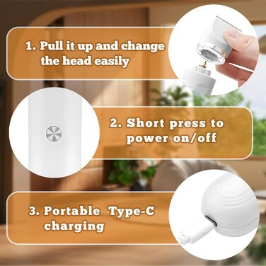 Набір для стрижки собак 4-в-1 Leise: професійна бездротова машинка для собак та котів, перезаряджається, з 4 насадками. Білий колір.