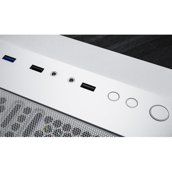 Корпус для ПК GameMachines Element Snow Edition ATX з 3 RGB вентиляторами, білий (Nova Snow)