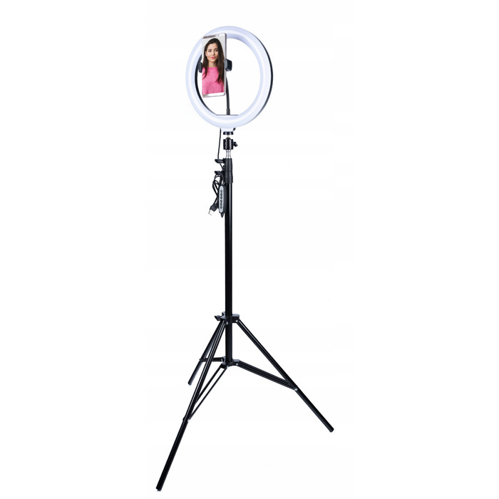 Кільцева LED-лампа RGB зі штативом та тримачем