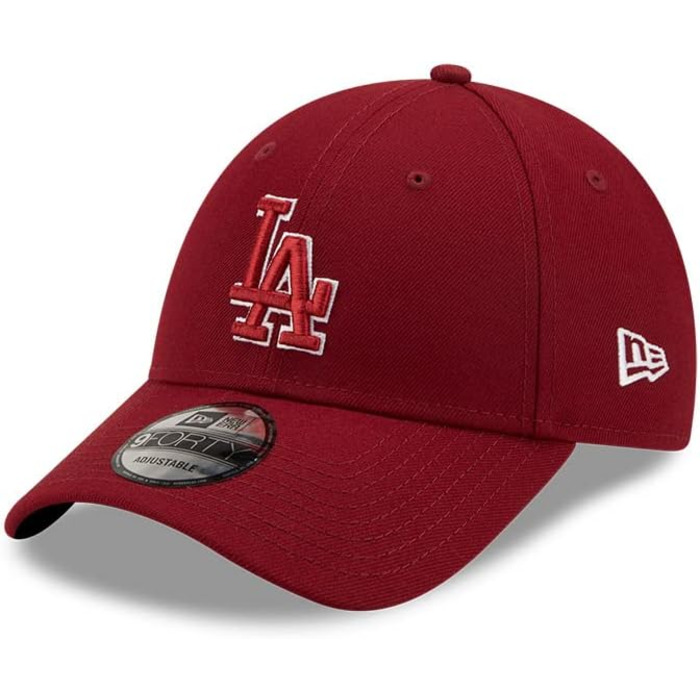 Кепка New Era MLB Los Angeles Dodgers 9Forty з логотипом Pop Outline, червона, регульована