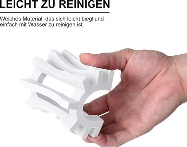 2 шт. Силіконові мильниці AstraLoom з самостійним зливом, легко чистяться, неслизькі та небрудні, ідеальні для ванної кімнати, кухні, мила (білий)