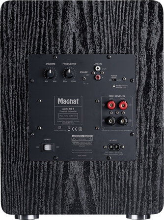 Активний сабвуфер Magnat Alpha RS 8, 89 Вт, чорний