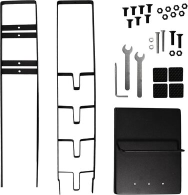 Підставка для акумуляторного пилососа, ручного пилососа, підлогого пилососа: аксесуари, станція зарядки, без свердління, чорний колір