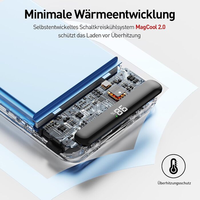 Магнітний бездротовий павербанк iWALK Magnetic 15W 10000mAh, Qi2 сертифікований, з LED-дисплеєм та підставкою, швидка зарядка для iPhone 16/15/14/13/12 Pro Max/Plus/Mini, Рожевий