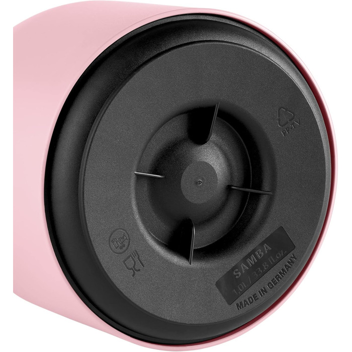 Термос Emsa Samba 1 л (2 шт) Puder Rosa | Збереження тепла 12 год, холоду 24 год | Quick Press замок
