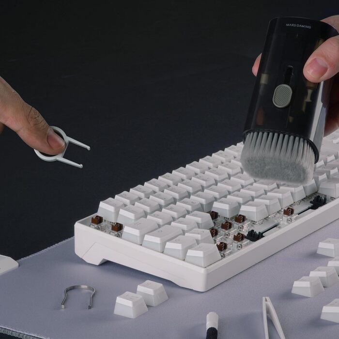 Набір для чищення електроніки Mars Gaming MA-KIT 21 в 1, портативний, з м'якими щітками та мікрофіброю