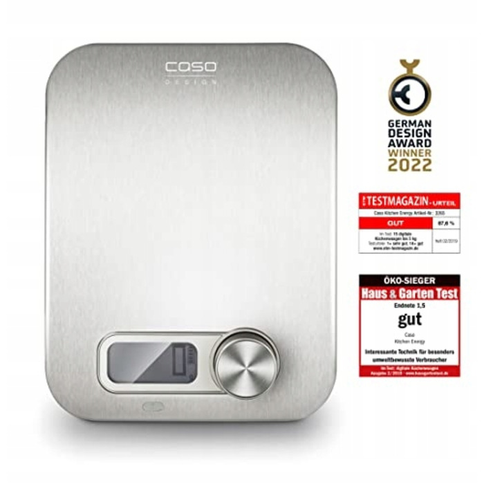 Кухонні ваги Caso 3265, сріблястий/сірий, до 5 кг
