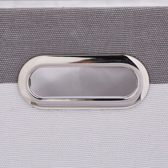 Set of 2 Striped Storage Boxes