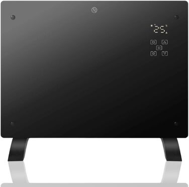 Електричний конвектор Power Smart Heater 1500 Вт з термостатом і керуванням через додаток, настінний та підлоговий, енергоощадний електрообігрівач
