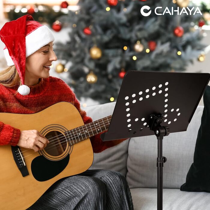 Підставка для нот 2-в-1 CAHAYA: стабільна, регульована висота, з сумкою, для музикантів, CY0203 Big Note Medium