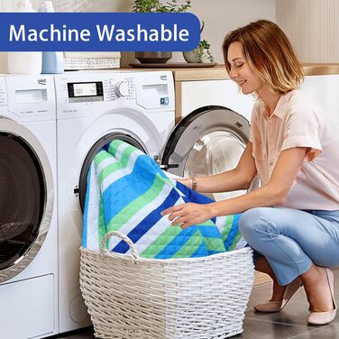 Великий плед для пікніка HX&OD, 203x152 см, водонепроникний, 3-шаровий, для кемпінгу, подорожей, парку, синій