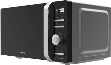 Мікрохвильова піч Cecotec Proclean 2010 Inverter - 19L, 700W, чорна, цифрова