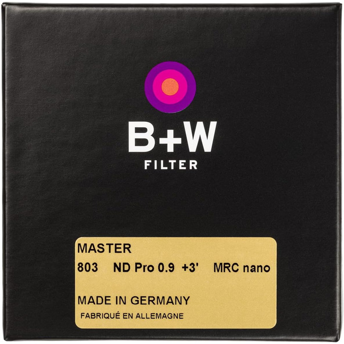 Фільтр ND 0.9 B+W Graufilter MRC Nano Master 49mm (16 шарів покриття, Slim, Преміум)