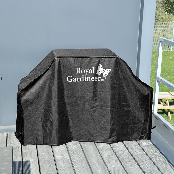 Професійний чохол для гриля Royal Gardineer XL 206x89x66 см, водонепроникний, для захисту гриля
