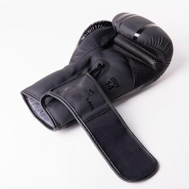 Боксерські рукавички LNX Challenge 8, 10, 12, 14, 16 Oz для чоловіків, жінок, дітей - бокс, кікбоксинг, муай-тай, ММА, бойові мистецтва, чорний (003)