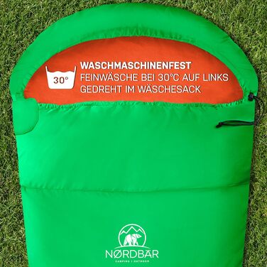 Дитячий спальний мішок для хлопчиків та дівчаток до 145 см | 100% бавовна | Легкий та теплий спальник-кокон | Outdoor спальник для кемпінгу [1200г] | Кольори: фіолетовий/бірюзовий (зелений/помаранчевий)