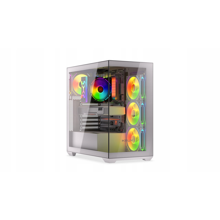 Корпус Krux Exo RGB, білий (KRXD009)