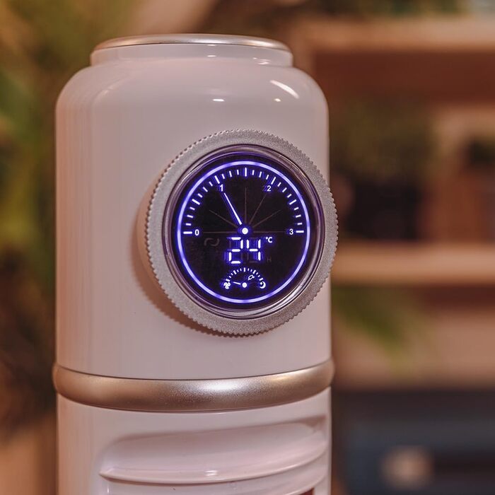 Вентилятор Cecotec EnergySilence 1090 Skyline Retro Smart Green - 81 см, 40 Вт, LED дисплей, керування та пульт, 3 швидкості, 3 режими, таймер 12 годин, осциляція 72º, зелений