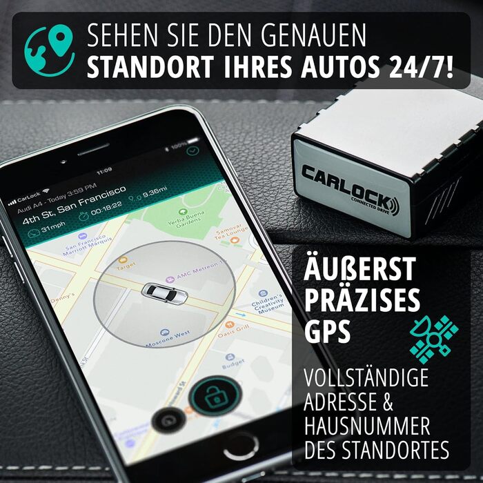 CARLOCK – GPS-трекер для авто та сигналізація. Пристрій відстеження з мобільним додатком. Відстеження автомобіля та автодому в реальному часі, сповіщення про підозрілу активність. OBD захист від викрадення