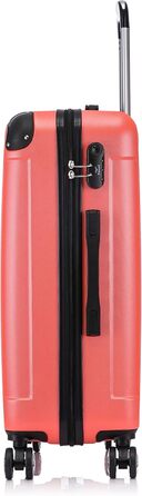 Чемодан Flexot® F-2045, 3-секційний набір, ручна поклажа, валіза на колесах, ручна поклажа, валіза-набір, валіза з твердим корпусом (L, неоново-помаранчевий)