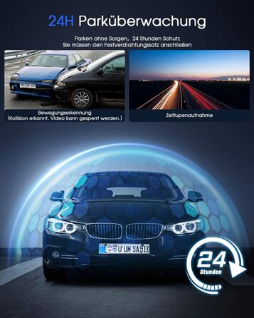 Відеореєстратор Auto WiFi 2K Mini з GPS, IPS-дисплеєм, нічним баченням та G-сенсором