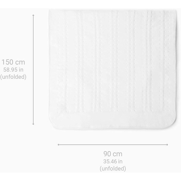 Електрична грілка Medisana HU 665, 150 x 80 см, з автовимкненням та захистом від перегріву, 3 температурні режими, пральна