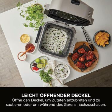 Мультиварка Ninja Speedi 5.7L 10-в-1: мультикокція, фритюрниця, гриль, випічка, Stone Gold ON500EUSTGD