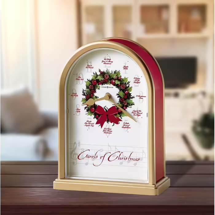 Howard Miller 645-424 Christmas Carols II Table Clock from
