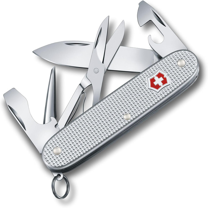 Мультитул Victorinox Pioneer X - Швейцарський ніж, 9 функцій, сталь, срібний