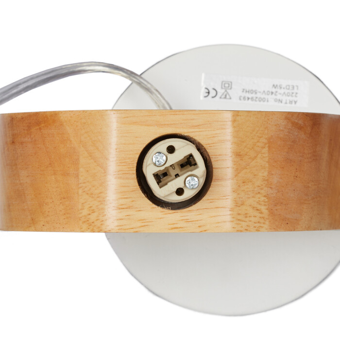 Relaxdays Children's Bedside Lamp, Wooden