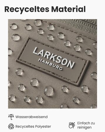 Поясна сумка LARKSON для жінок та чоловіків, м'ятного кольору - Finn. Ідеальна для спорту, активного відпочинку, міста, фестивалів. Стильна сумка через плече, водонепроникна (Gravel)