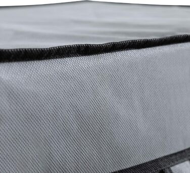axentia 132891 Wardrobe, approx. 60 x 148 x 45 cm, Grey-black
