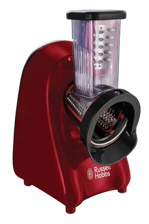 Електричний подрібнювач овочів Russell Hobbs Gemüseschneider 22280-56 Desire Red - набір терок, подрібнювач, кухонна решітка