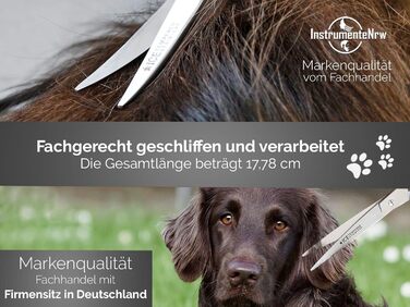 Ножиці для стрижки собак, вигнуті, 8 дюймів, з мікро-зубчиками